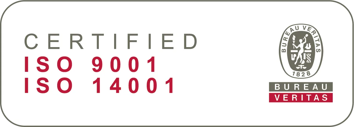Bureau Veritas certificado ISO 9001 / ISO 14001